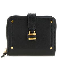 Chloé - Paddington Padlock Leather Wallet - Lyst
