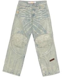PDF - Biker Mice Panelled Jeans - Lyst