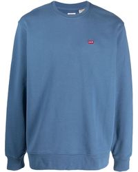 Levi's - Embroidered-logo Cotton Sweatshirt - Lyst