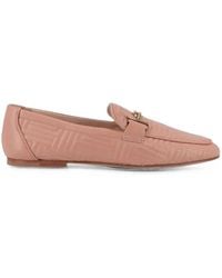 Tod's - Gesteppte T Timeless Loafer - Lyst