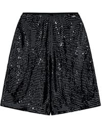 ARMANI EXCHANGE - Sequin-Embellished Shorts - Lyst