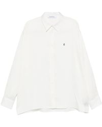Etudes Studio - Logo-Embroidered Oversized Shirt - Lyst