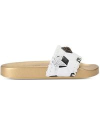 Kurt Geiger - Meena Eagle Soccer Slides - Lyst