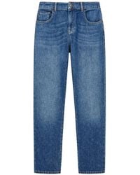 Emporio Armani - Slim-Fit Denim Jeans With Five Pockets And A Used Look - Lyst
