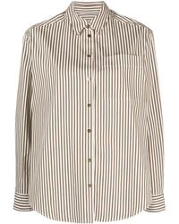 Claudie Pierlot - Classic-collar Striped Shirt - Lyst