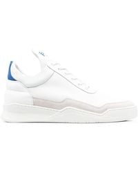Filling Pieces - Low-Top Leather Sneakers - Lyst