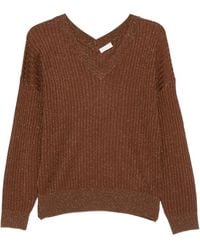 Liu Jo - Maglione Con Scollo A V - Lyst