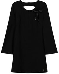 Twinset - Rhinestone-Brooch Mini Dress - Lyst