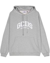Gcds - Cotton Sweatshirt With Applied Logo - Lyst