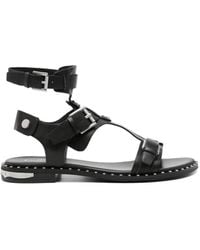 Ash - Buckle-Fastening Studded Sandals - Lyst