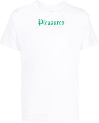 Pleasures - Logo-print Short-sleeve T-shirt - Lyst
