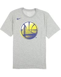 Nike - X Nba Golden State Warriors Mezzo-Print T-Shirt - Lyst