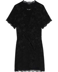 Zadig & Voltaire - Abito Corto A Fiori - Lyst