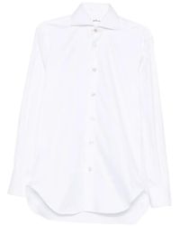 Kiton - Long-Sleeve Button-Up Shirt - Lyst