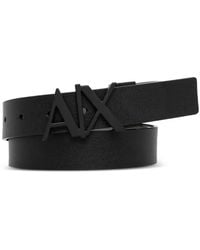ARMANI EXCHANGE - Logo-Buckle Belt - Lyst