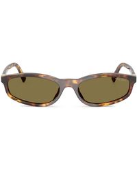 Miu Miu - Tortoiseshell-Effect Sunglasses - Lyst