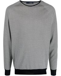 Lardini - Maglione Girocollo A Righe - Lyst