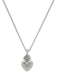 Emanuele Bicocchi - Small Sacred Heart Necklace - Lyst