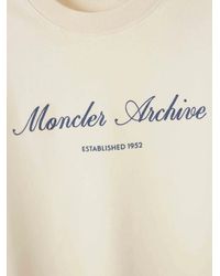 Moncler - Logo Embroidered Sweatshirt - Lyst