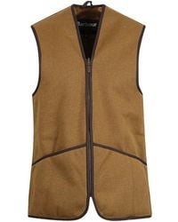 Barbour - Faux Fur Zip Vest - Lyst