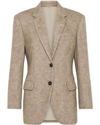 Brunello Cucinelli - Mohair Jacket - Lyst