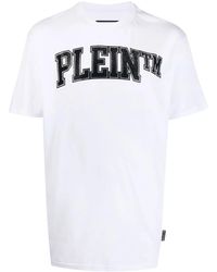 Philipp Plein - Stones Logo-Embellished T-Shirt - Lyst
