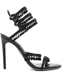 Rene Caovilla - Cleo Bead-Embellished Sandals - Lyst