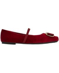 Ferragamo - Mary Jane Ballerina Shoes - Lyst