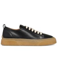 Ami Paris - Lace Up Leather Sneakers - Lyst