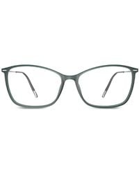 Silhouette - Illusion Brille Mit Eckigem Gestell - Lyst