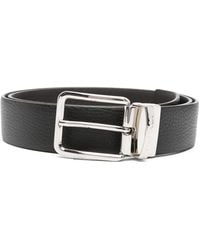 Canali - Grained Belt - Lyst