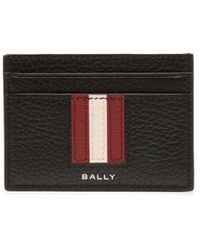 Bally - Logo-stamp Leather Cardholder - Lyst