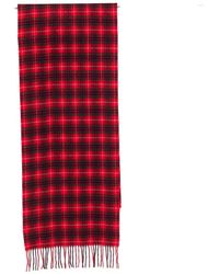 Baracuta - Tartan-Pattern Fringed Scarf - Lyst