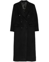Eraldo - Double-Breasted Peaked-Lapels Coat - Lyst
