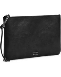 Bimba Y Lola - Medium Leather Make-Up Clutch - Lyst