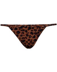 Christopher Esber - Leopard-Print Bikini Bottoms - Lyst