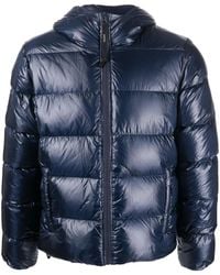 Aspesi - Padded Feather-Down Hooded Jacket - Lyst