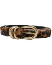 Alberto Luti - Leopard-Print Belt - Lyst