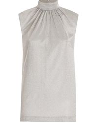 Dolce & Gabbana - Lamé Jersey Top - Lyst