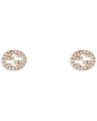 Gucci - Interlocking Ohrringe - Lyst