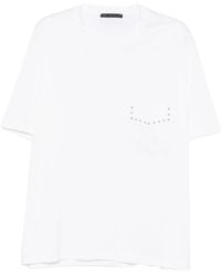 Low Brand - Studded-Embellishment T-Shirt - Lyst