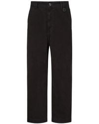 WOOYOUNGMI - Logo-Patch Straight-Leg Trousers - Lyst