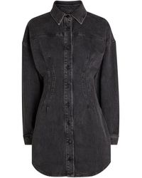 GOOD AMERICAN - Button-Up Mini Dress - Lyst