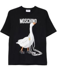 Moschino - Graphic-Print T-Shirt - Lyst