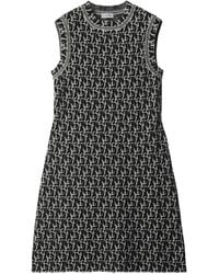 Burberry - Kleid Mit B-Anhänger - Lyst