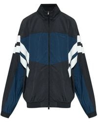 Vetements - Striped-Sleeves Colour-Block Jacket - Lyst