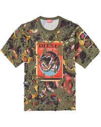 DIESEL - New Year Of The Snake Capsule T-Shirt - Lyst