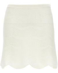 Tom Ford - Crochet Mini falda - Lyst