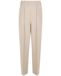 Fabiana Filippi - Pantalon Plissé À Taille Élastiquée - Lyst