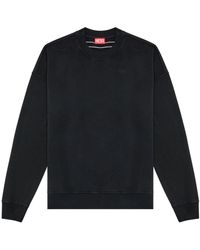 DIESEL - S-strapoval Sweater Met Geborduurd Logo - Lyst